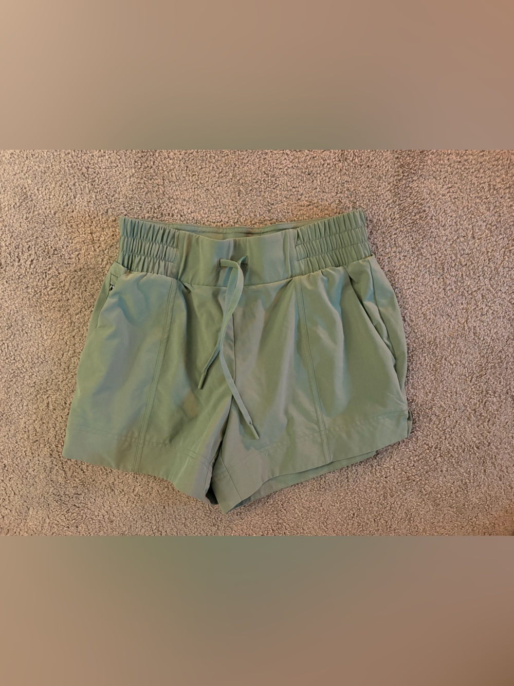 all in motion Sage Green Athletic Drawstring Shorts